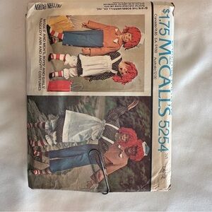 Vintage Blue and White Sewing Pattern